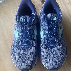 Brooks Adrenaline Blue and White Sneakers